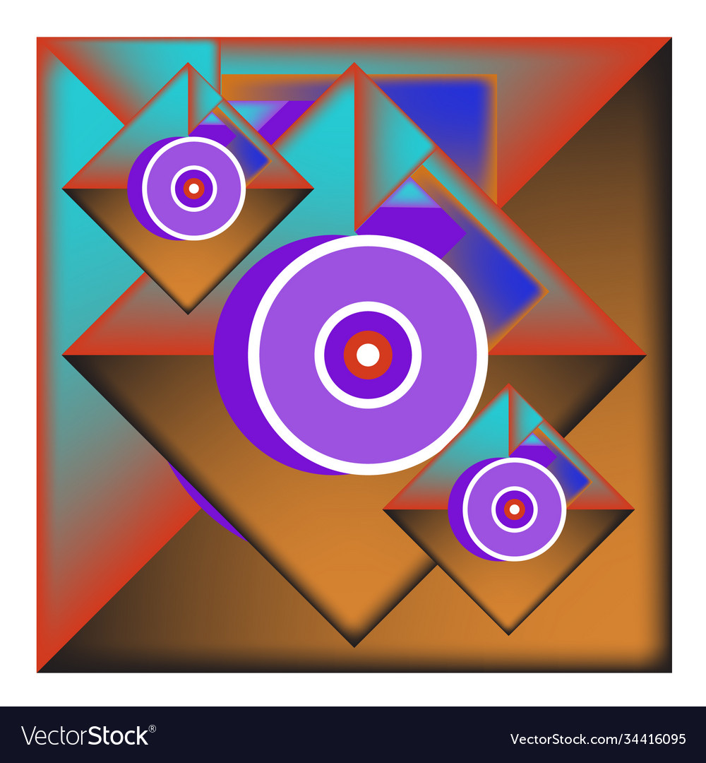 Abstract modern triangles background pattern Vector Image Abstract modern triangles background pattern