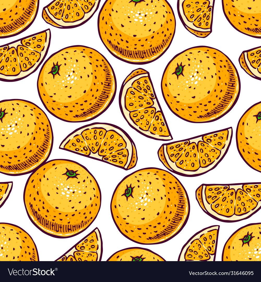 Background ripe oranges