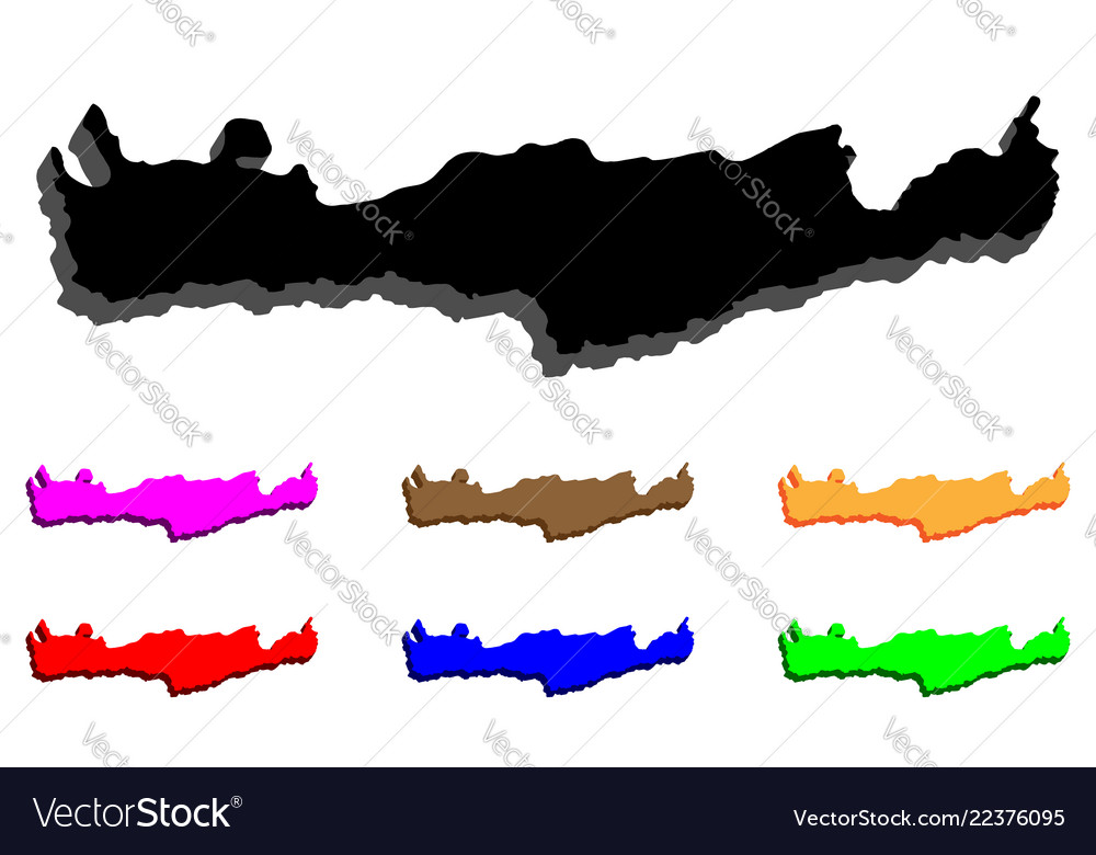 Crete Island Map