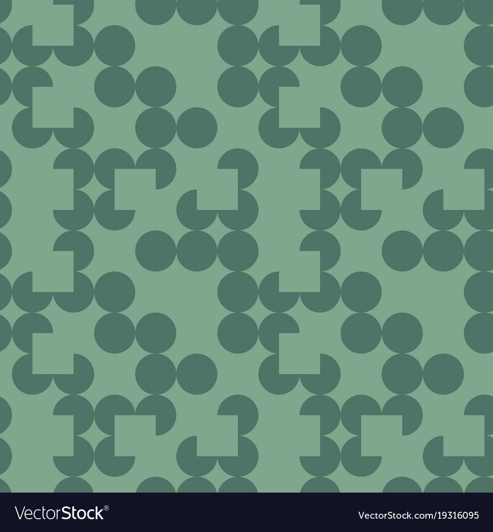 Irregular circle grid seamless pattern