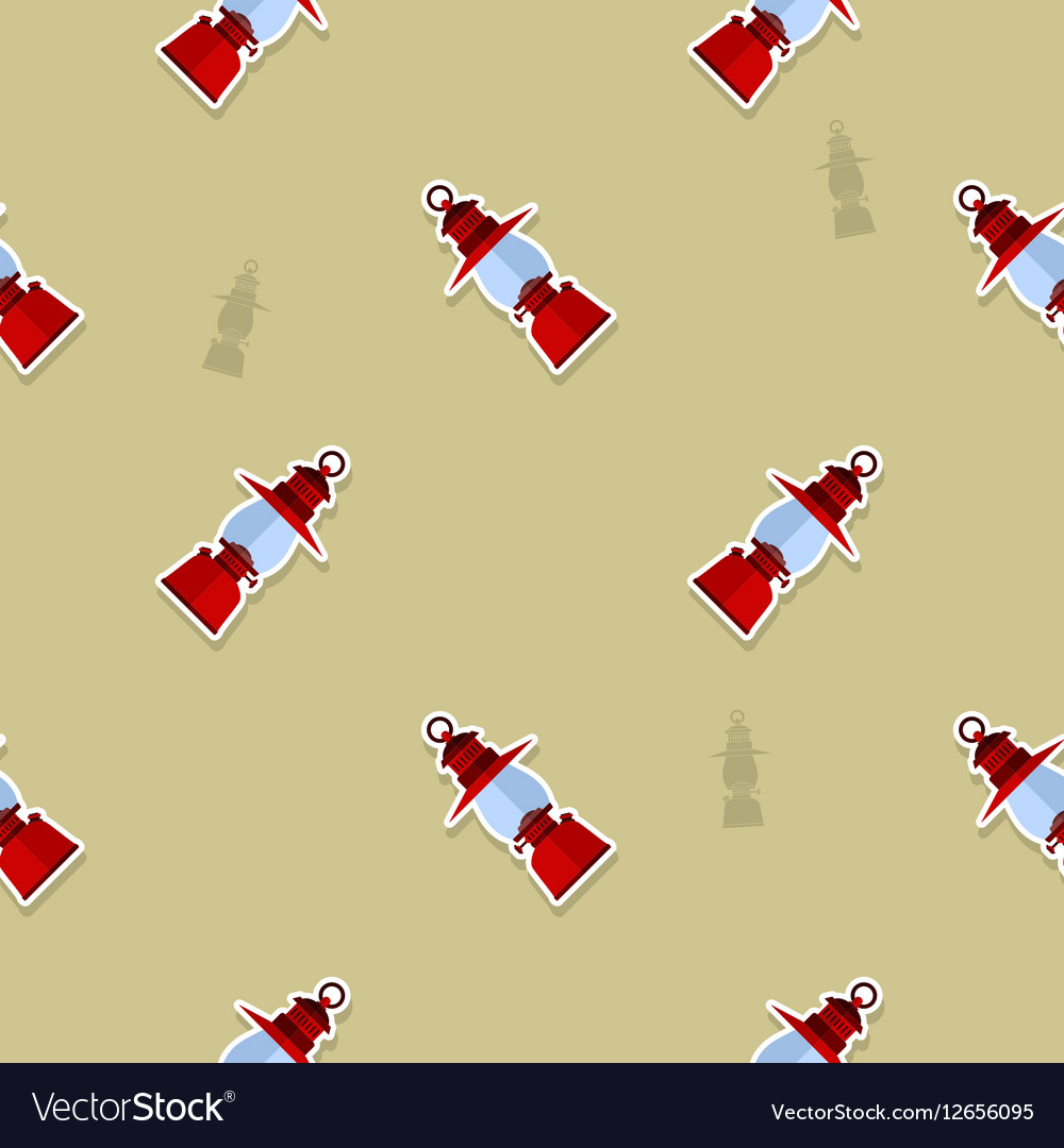 Seamless pattern with lanterns