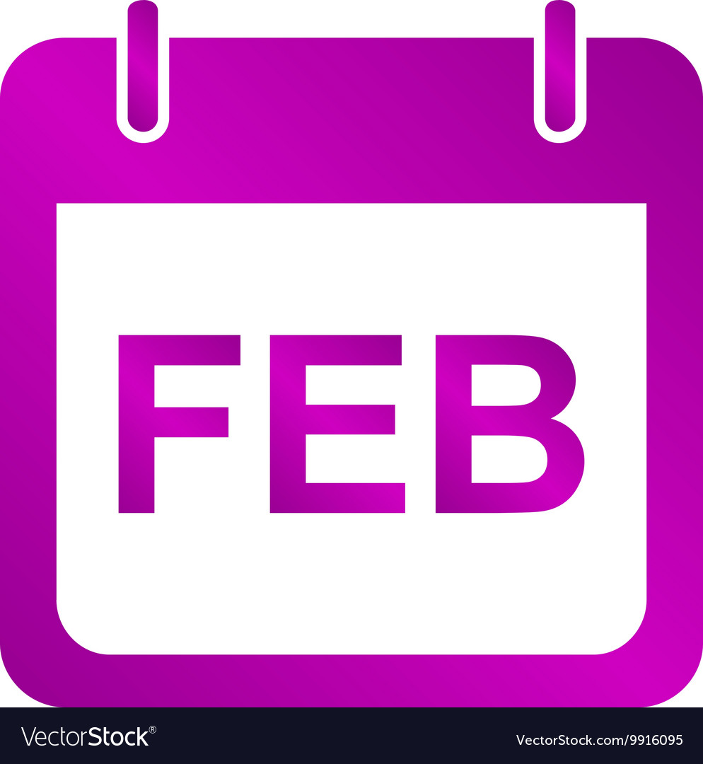 Simple calendar modern design flat style icon
