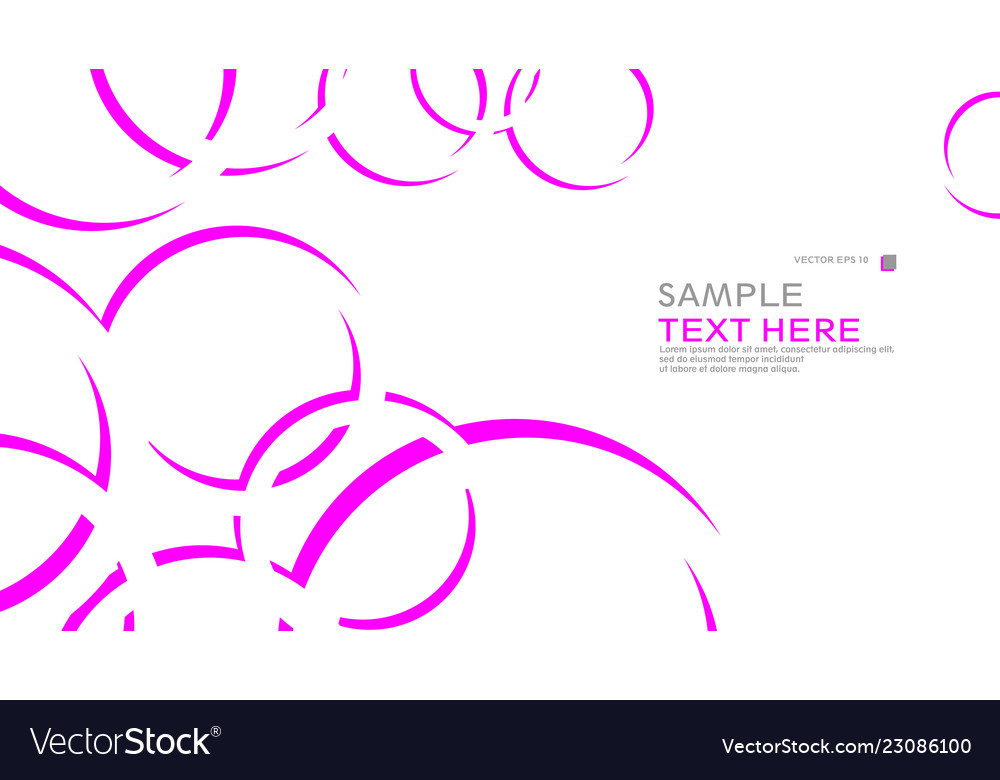 Abstract background with circles vector image Abstract background with circles