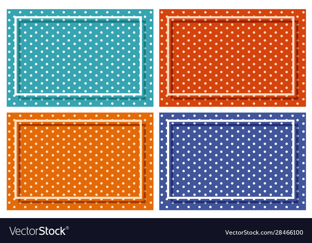 Background template with polka dot patterns
