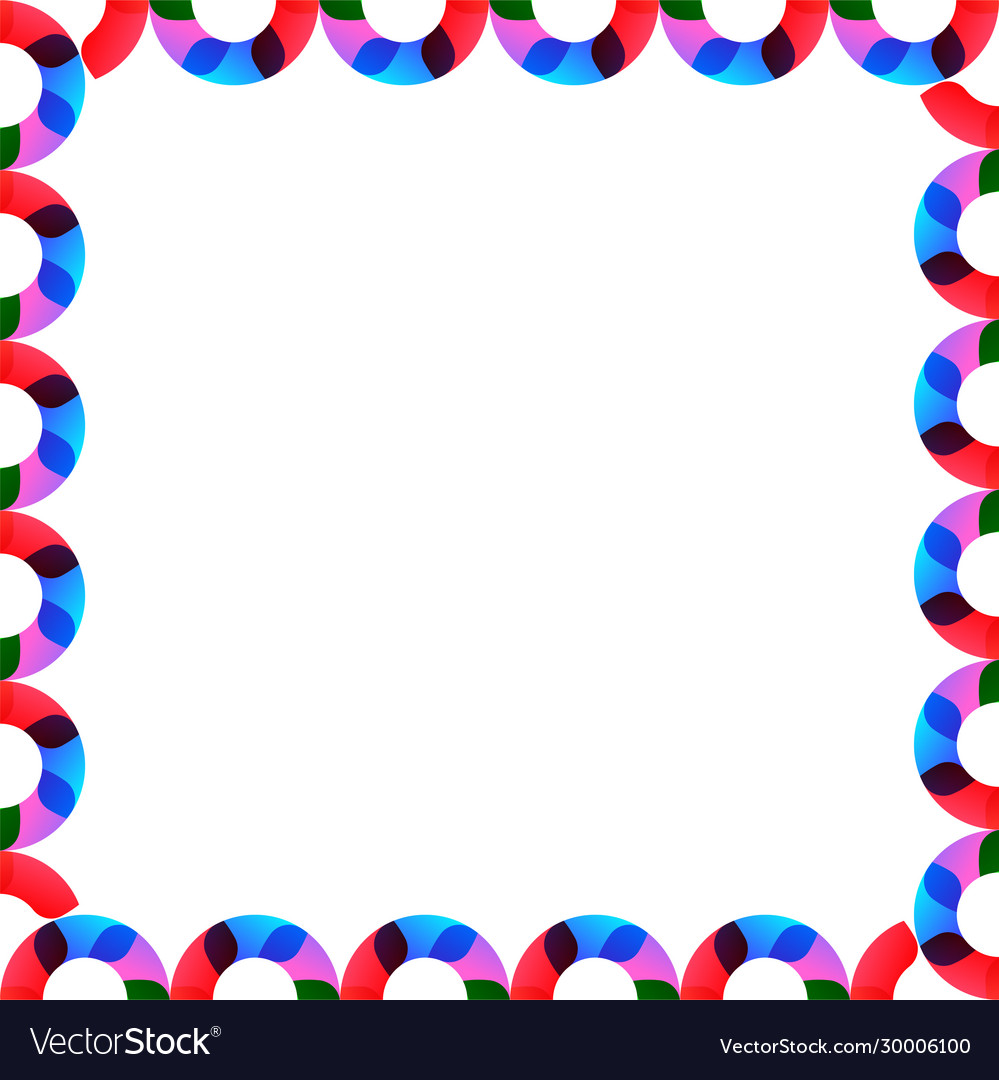 Design abstract colorful frame Vector Image Design abstract colorful frame