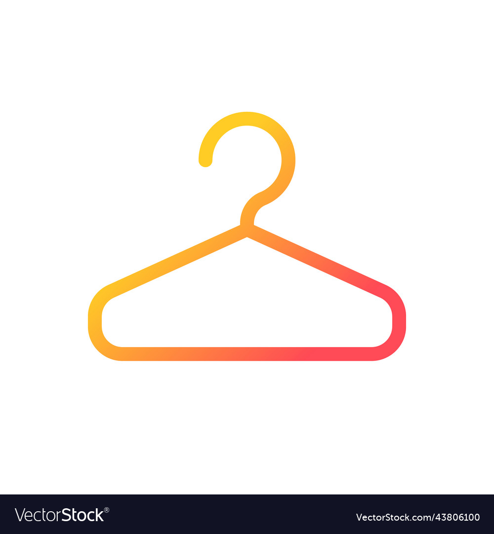 Hanger Pixel perfekte Steigung lineare ui-Symbol Vector Image Hanger Pixel perfekte Steigung lineare ui-Symbol