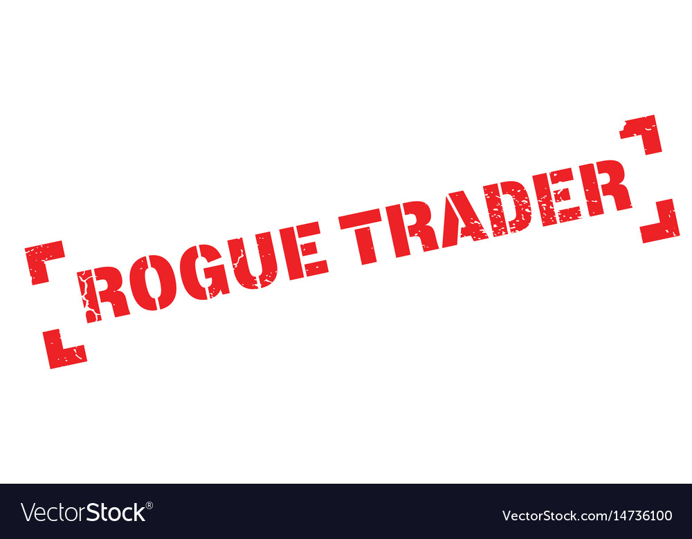 Rogue trader rubber stamp Royalty Free Vector Image