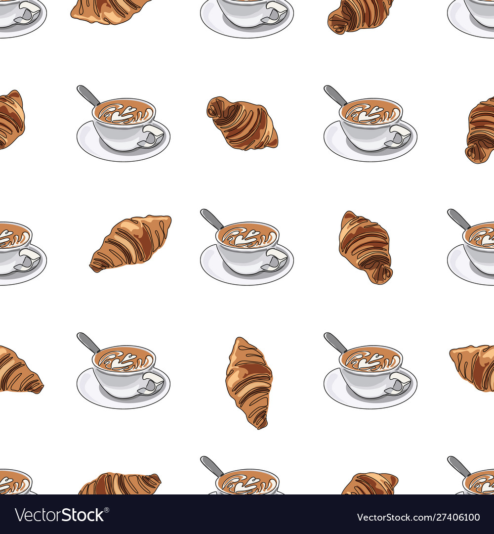 Seamless pattern background colored continuous vector image Seamless pattern background colored continuous