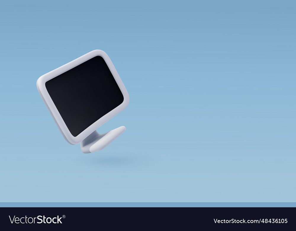 3d computer screen web analytics social media