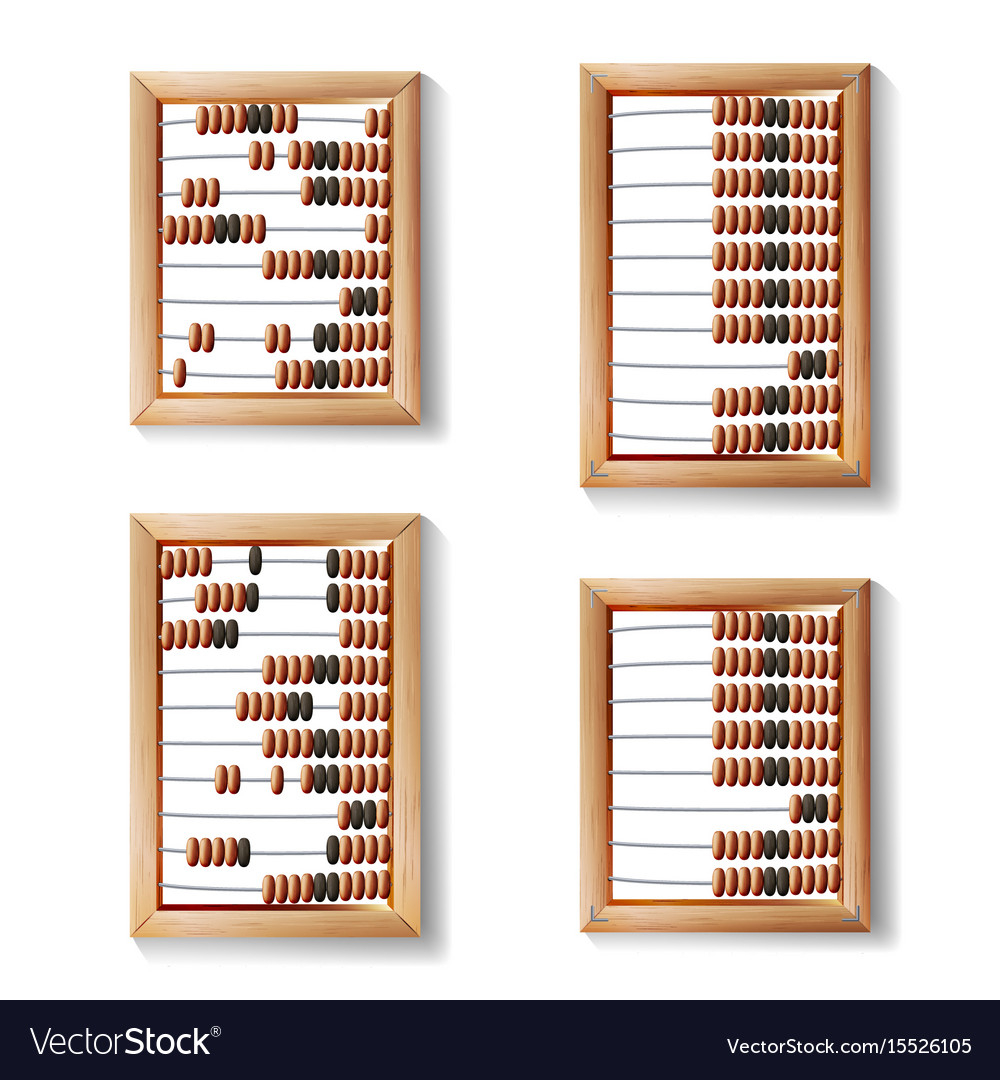 Abacus set realistic