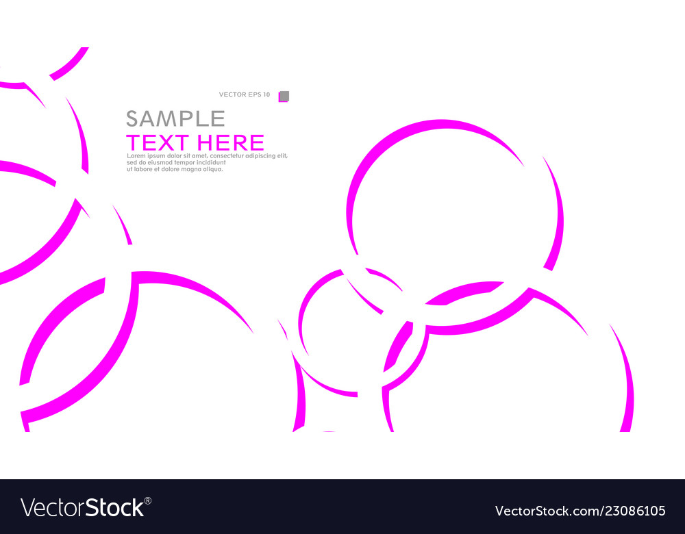 Abstract background with circles