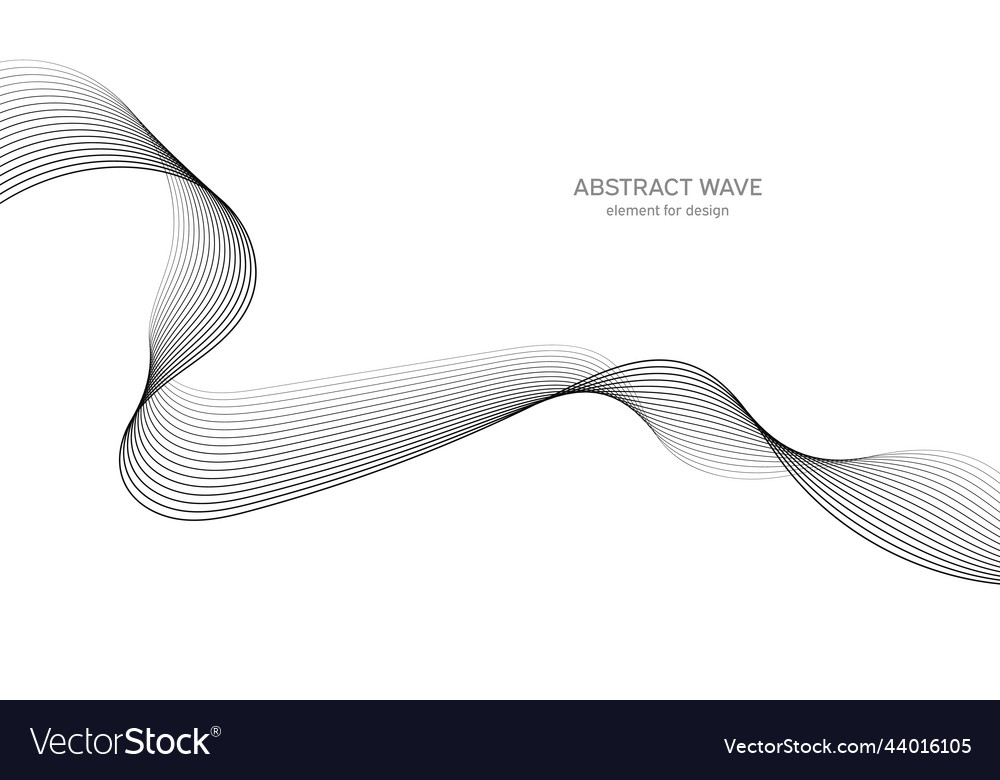 Abstract wave element for design digital vector image Abstract wave element for design digital
