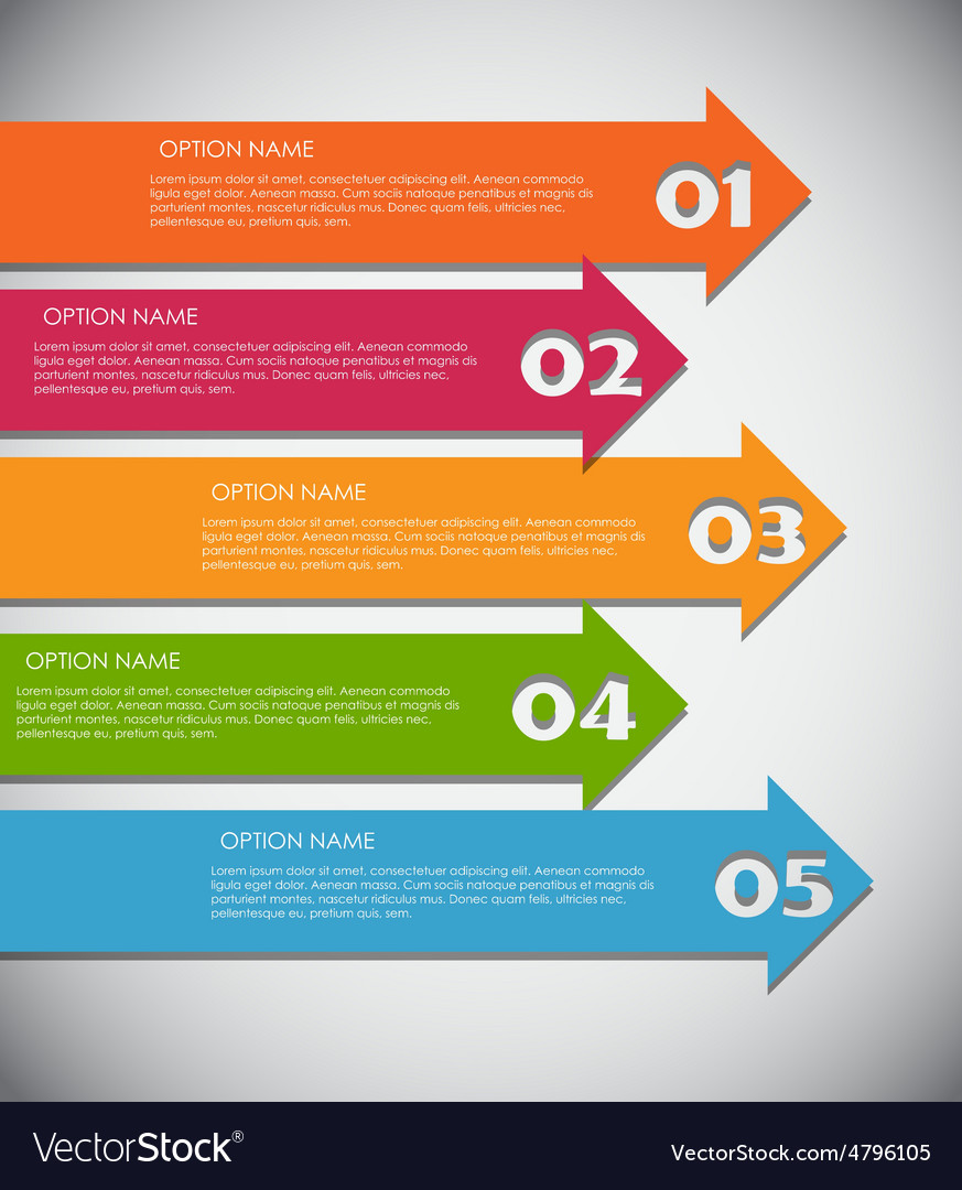 Infographic templates for business Royalty Free Vector Image