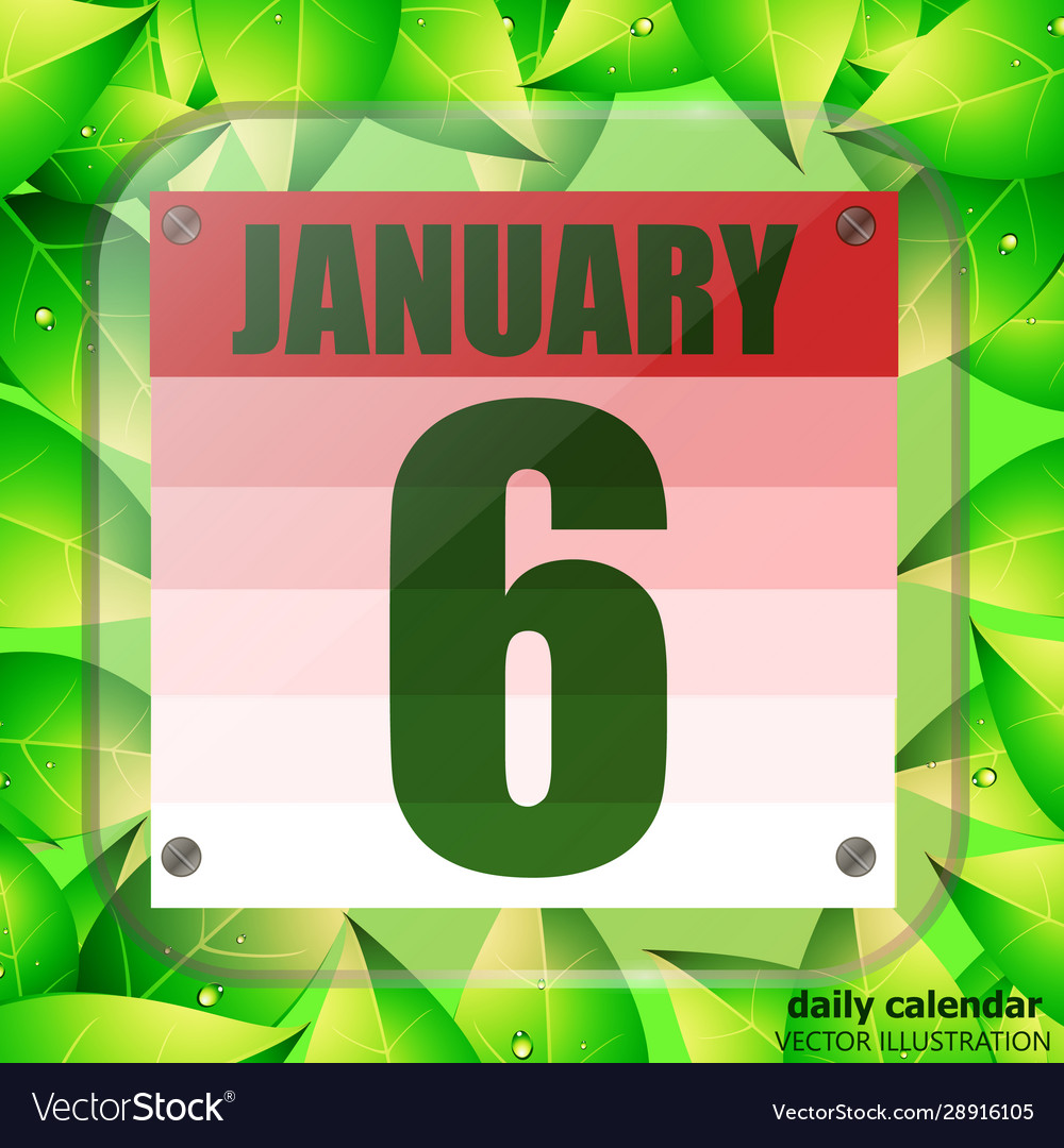 January icon calendar date for planning