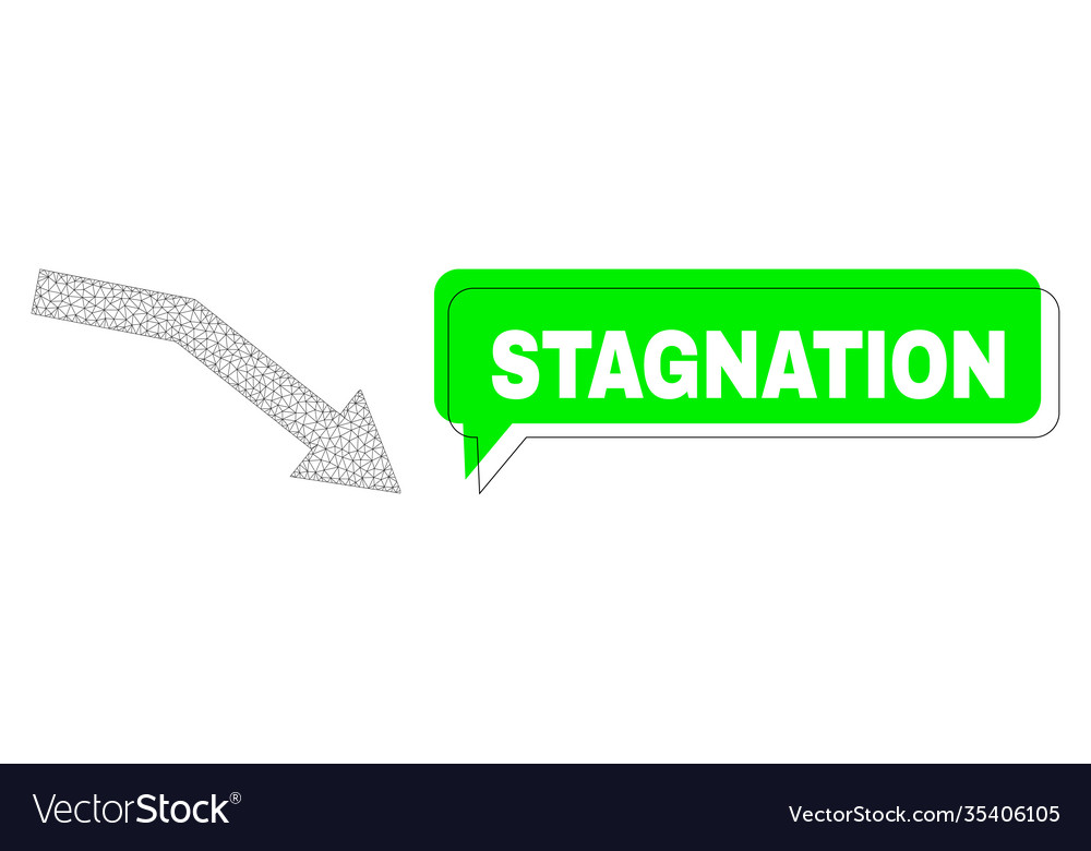 Misplaced stagnation green text frame and mesh Vector Image Misplaced stagnation green text frame and mesh