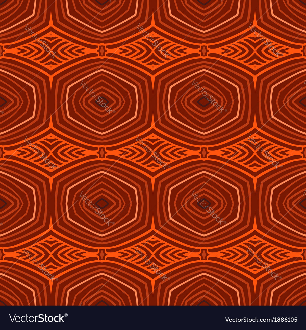 Retro pattern with oval shapes in 1950s style