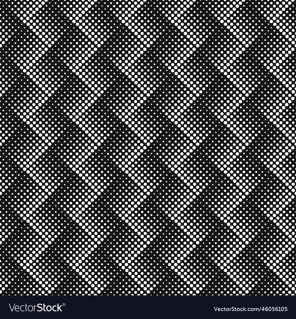 Seamless halftone zig zag checkered pattern