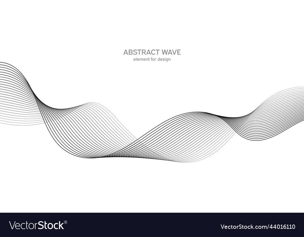 Abstract wave element for design digital vector image Abstract wave element for design digital