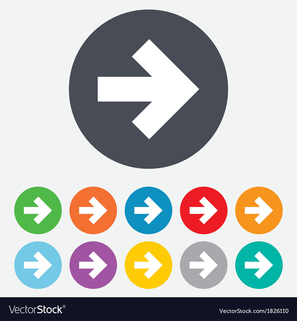 Arrow sign icon next button navigation symbol
