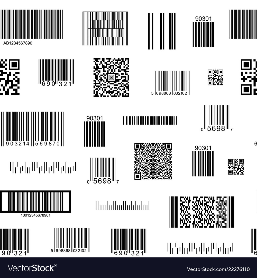 Barcode and QR Code Pattern