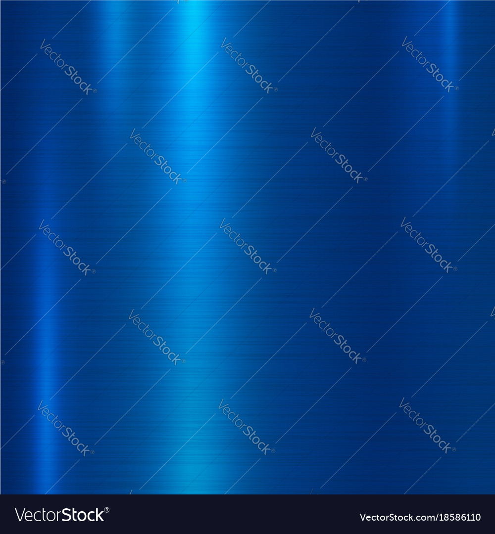 Blue metal texture background Royalty Free Vector Image