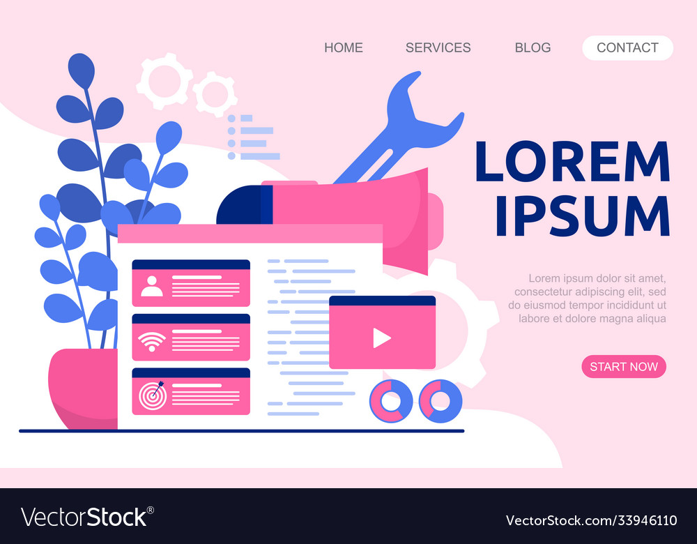 Create build website design web page project