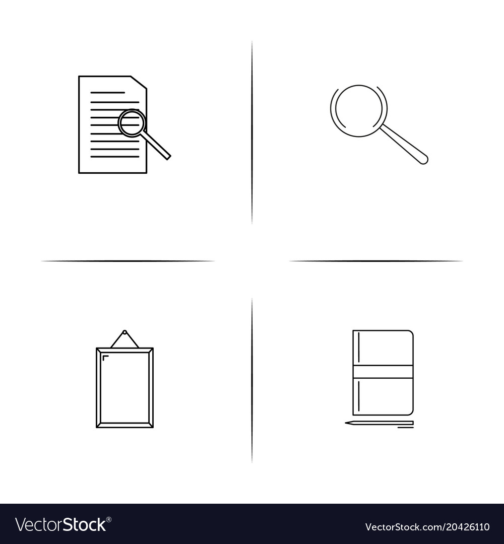 Creative process and design simple linear icon