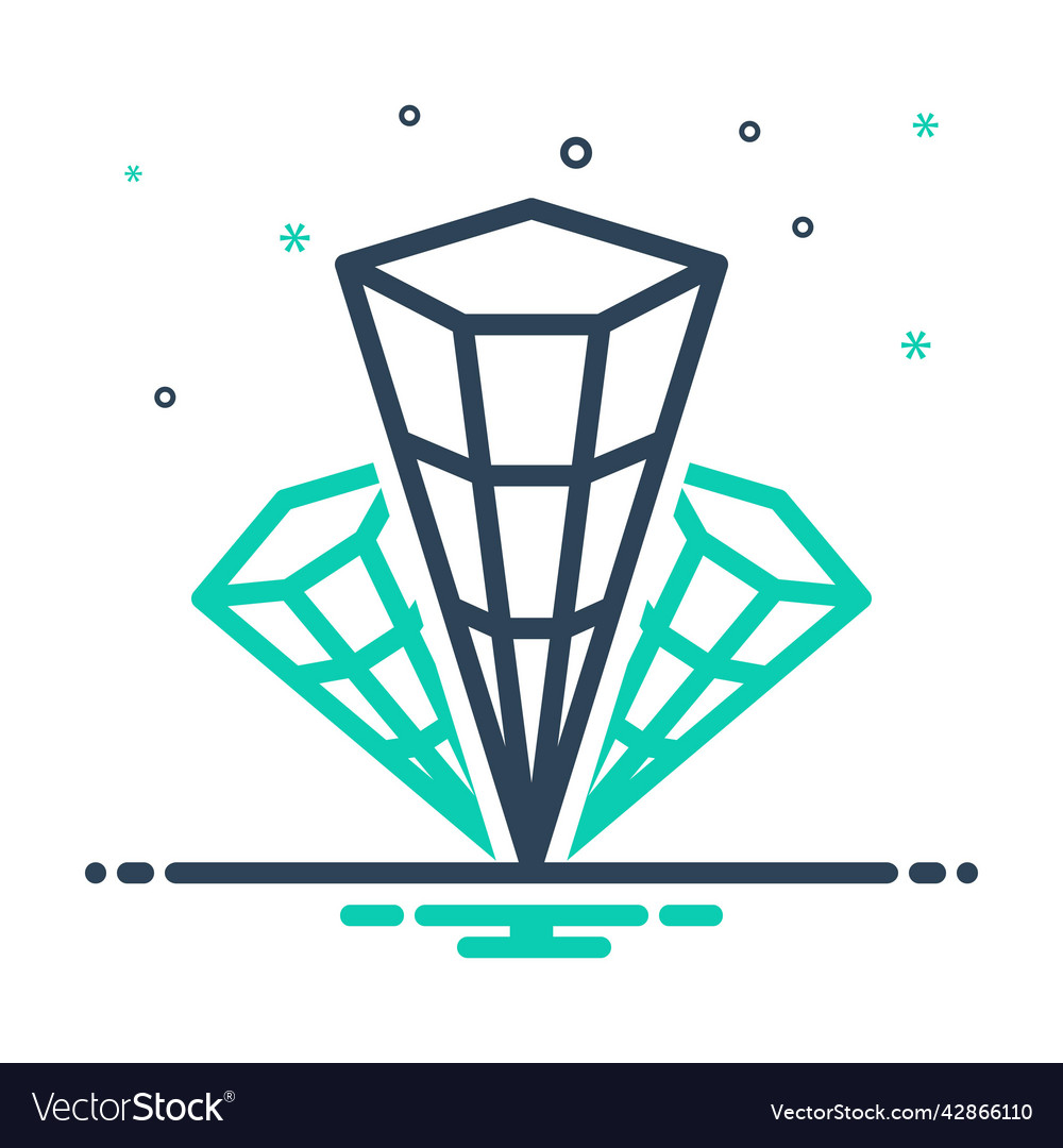 Crystal Royalty Free Vector Image VectorStock