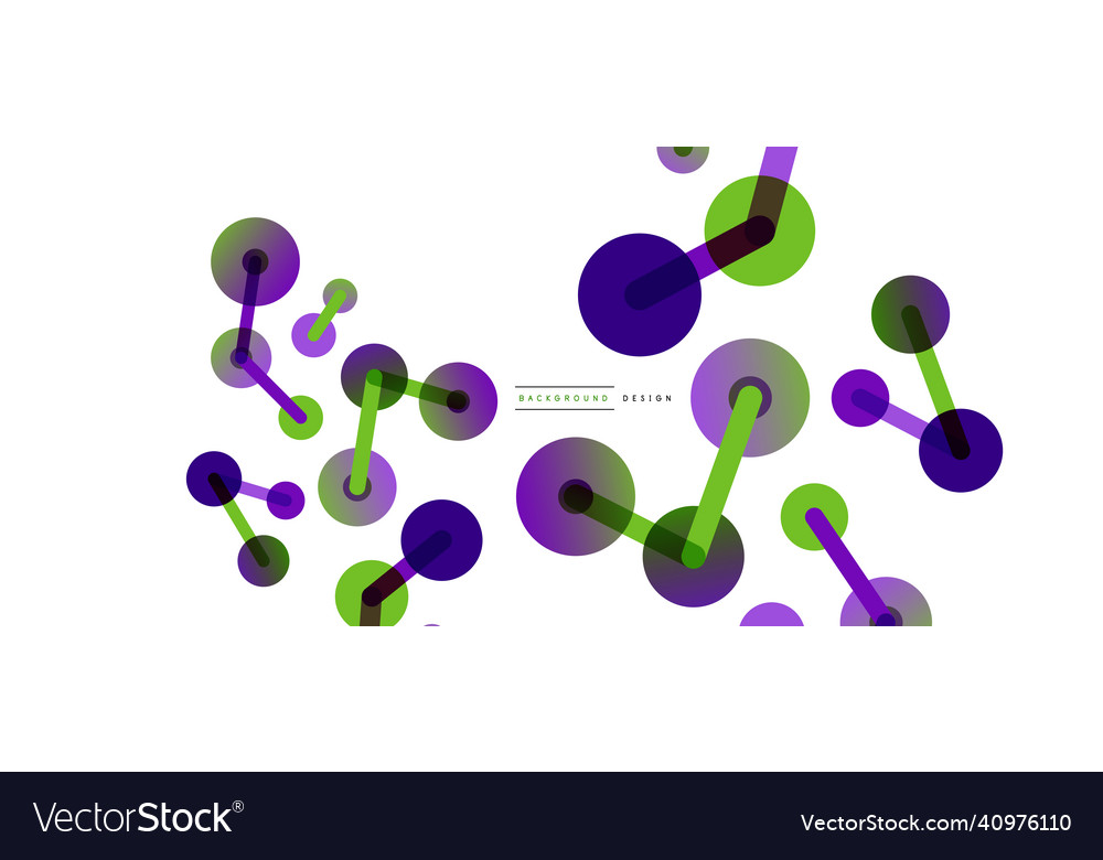 Network concept abstract background dots vector image Network concept abstract background dots