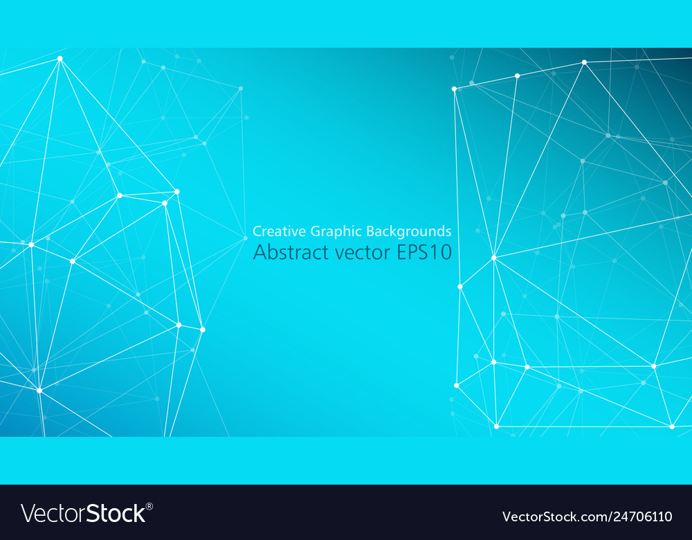 Networking technology digital wires circle dots Vector Image