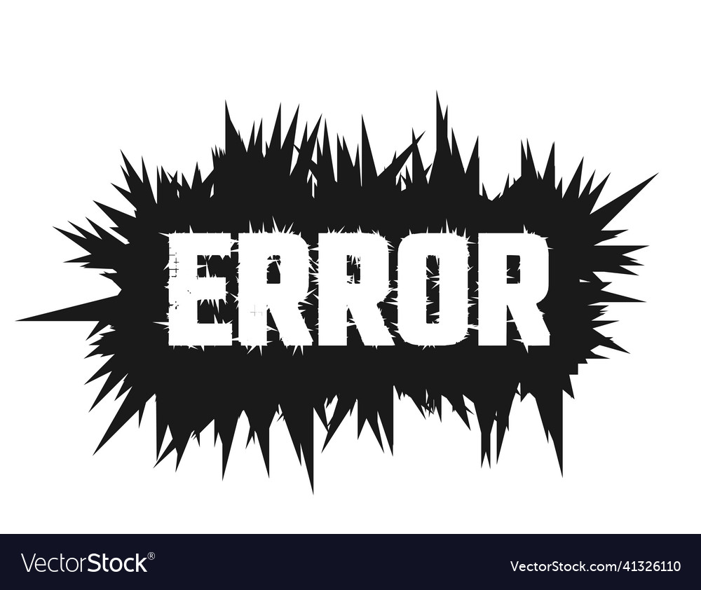 Rectangular black spot with sharp pointed edges vector image Rectangular black spot with sharp pointed edges