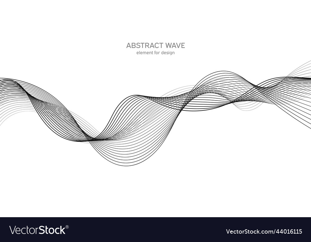 Abstract wave element for design digital vector image Abstract wave element for design digital
