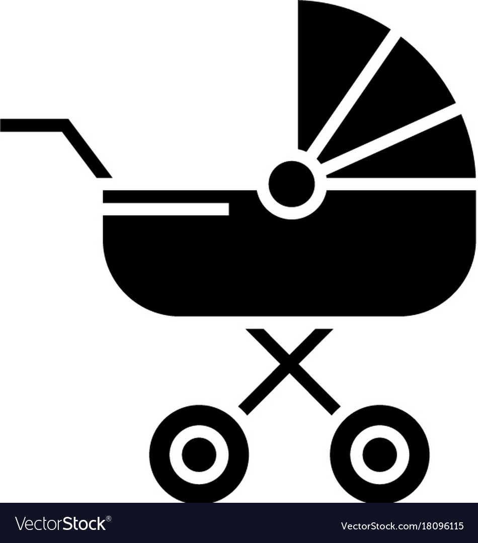 black baby carriage