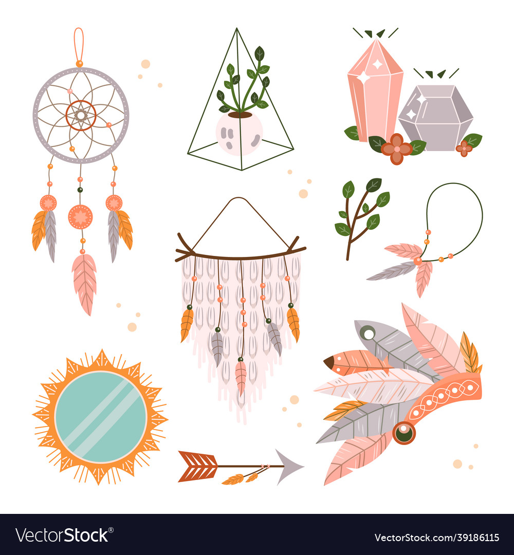 Boho element set