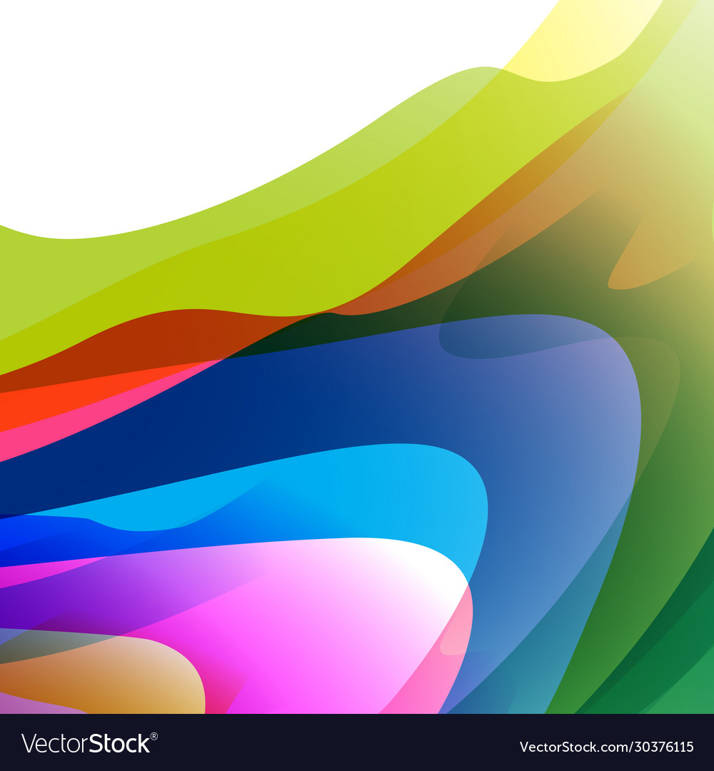 Colorful abstract background with curve lines vector image Colorful abstract background with curve lines