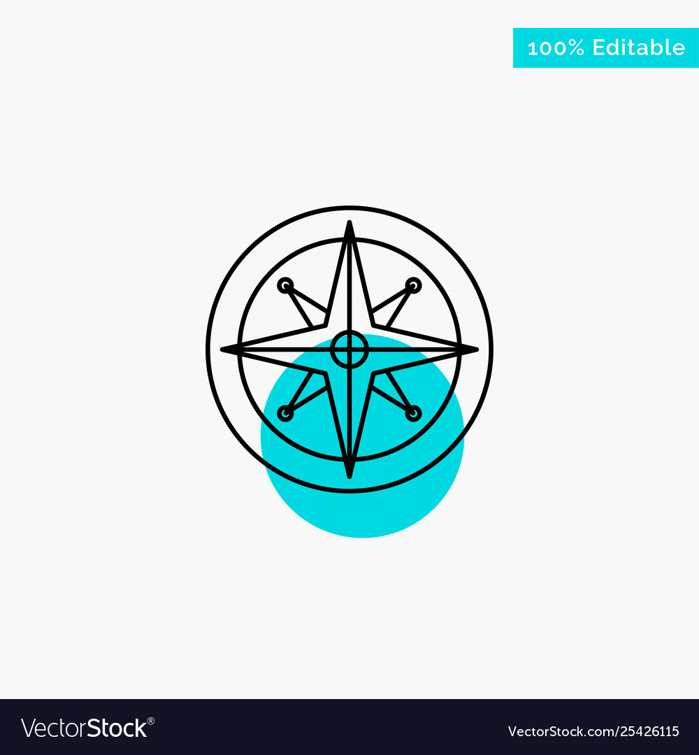 Compass location navigation navigator position vector image Compass location navigation navigator position