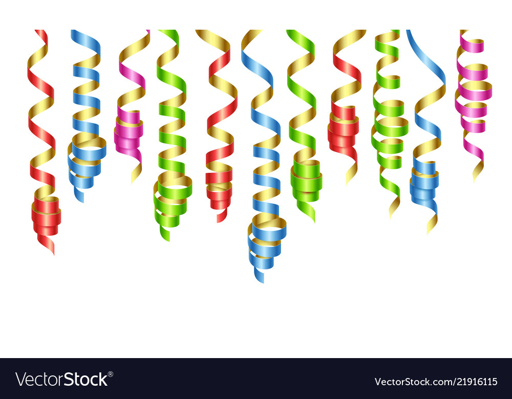 Party Decorations Color Streamers Or Curling Party