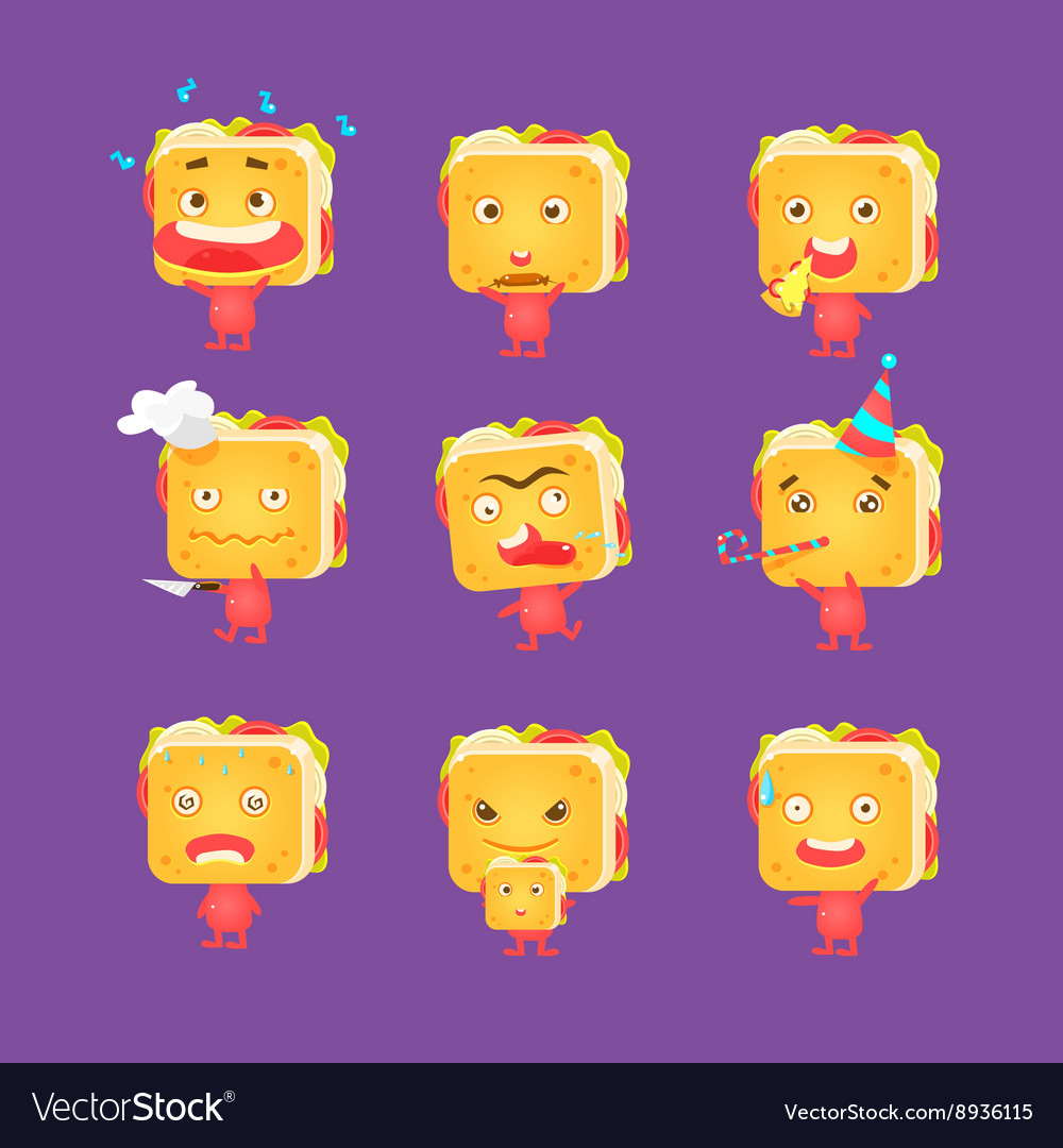 Sandwich character set
