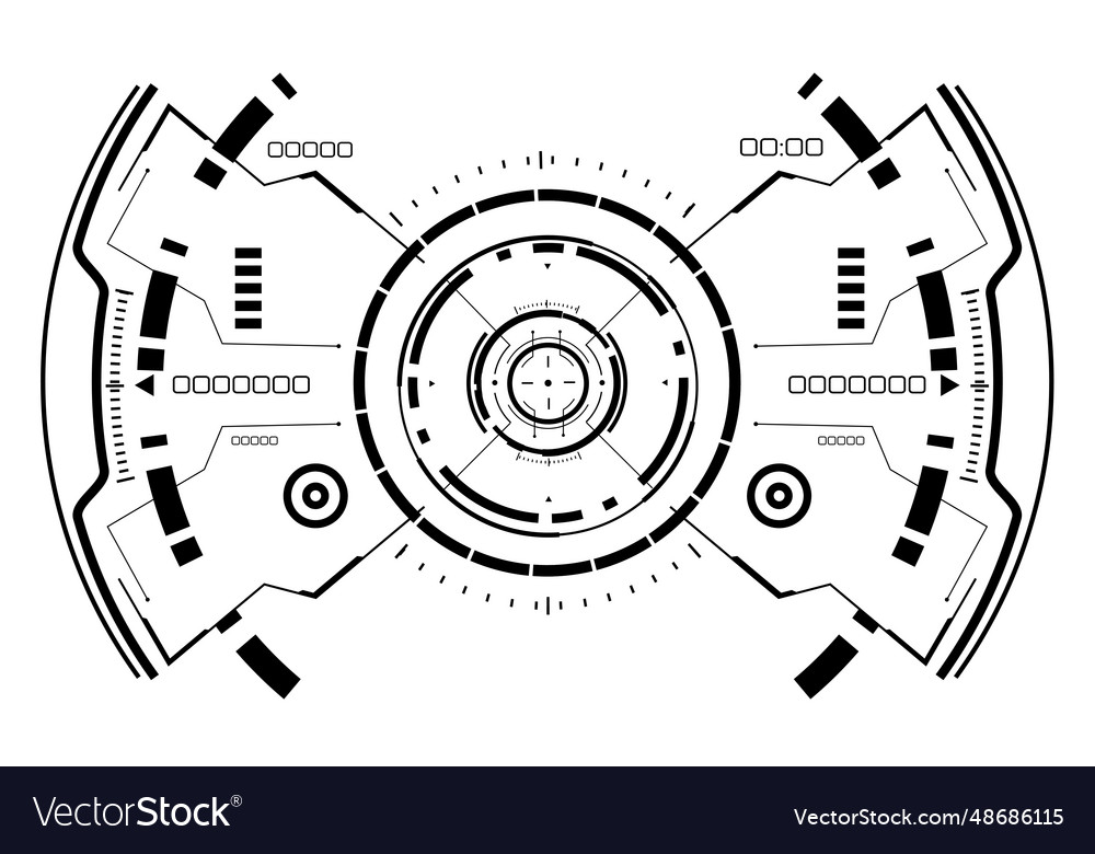 Sci-Fi HUD Interface Screen