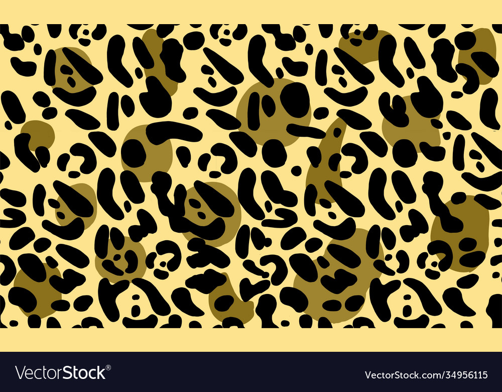 Seamless leopard pattern modern design