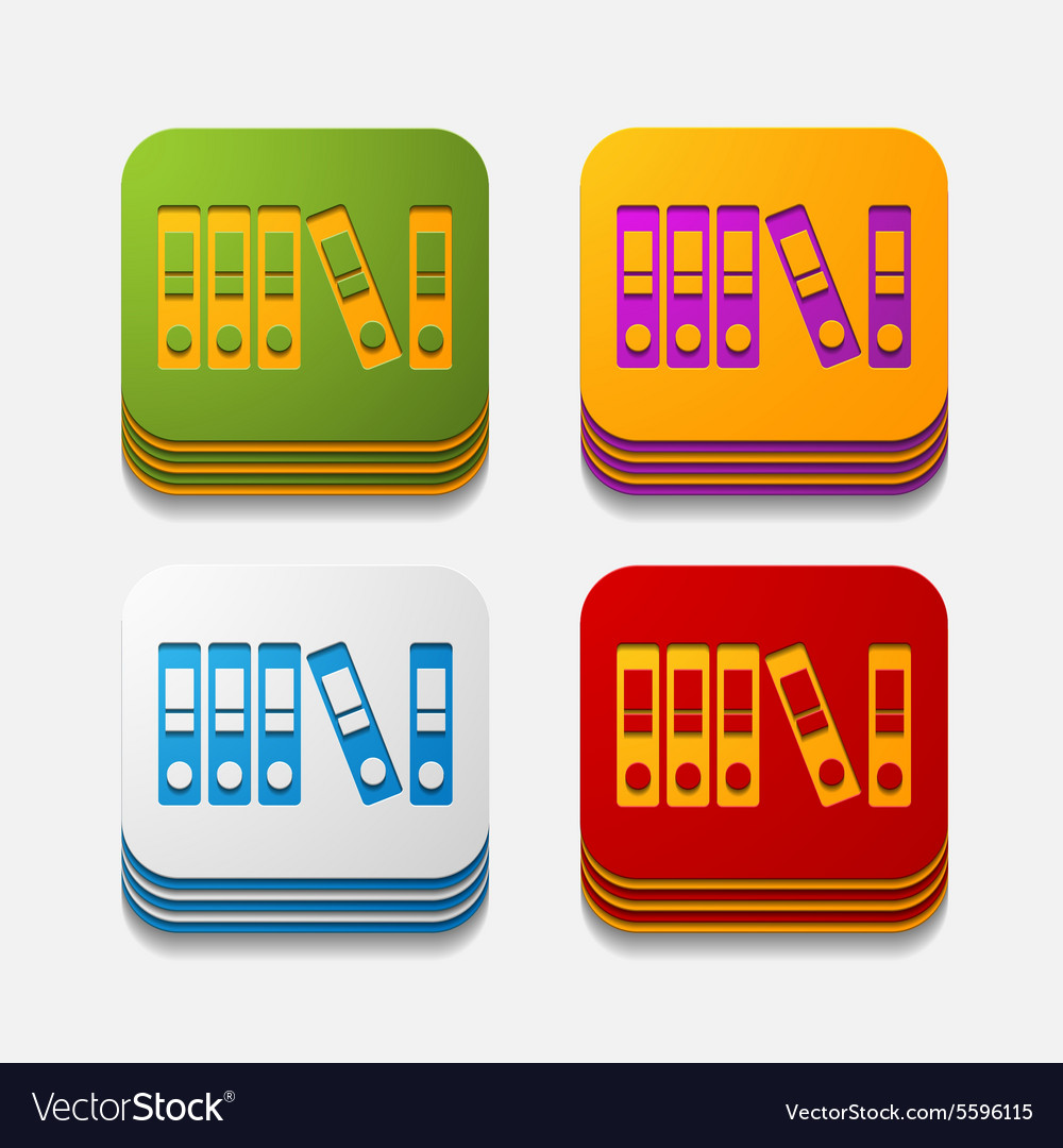Square button folder