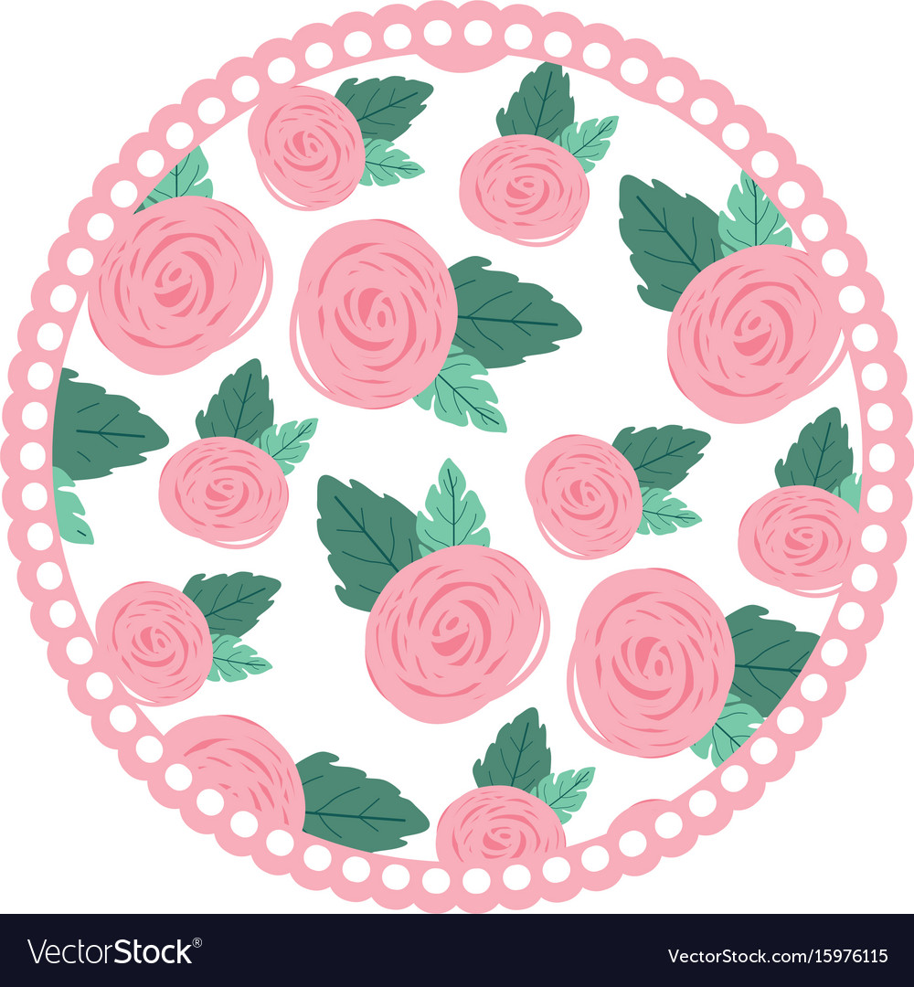 White background with colorful circular frame