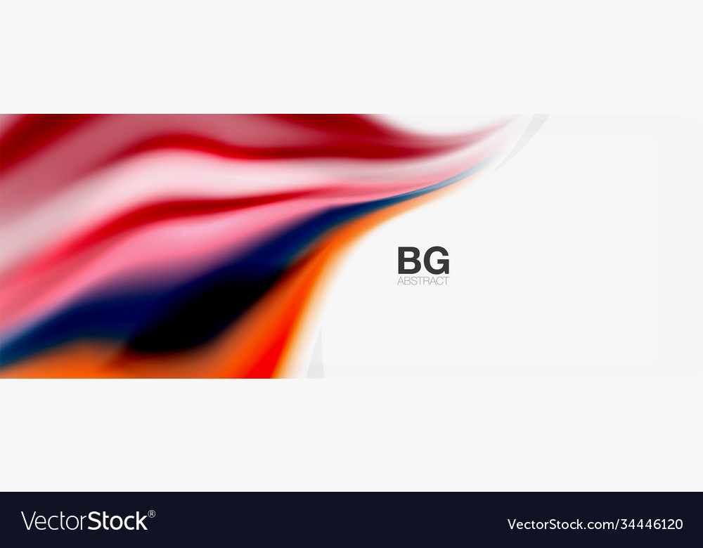 Abstract background smooth flowing lines blurred vector image Abstract background smooth flowing lines blurred