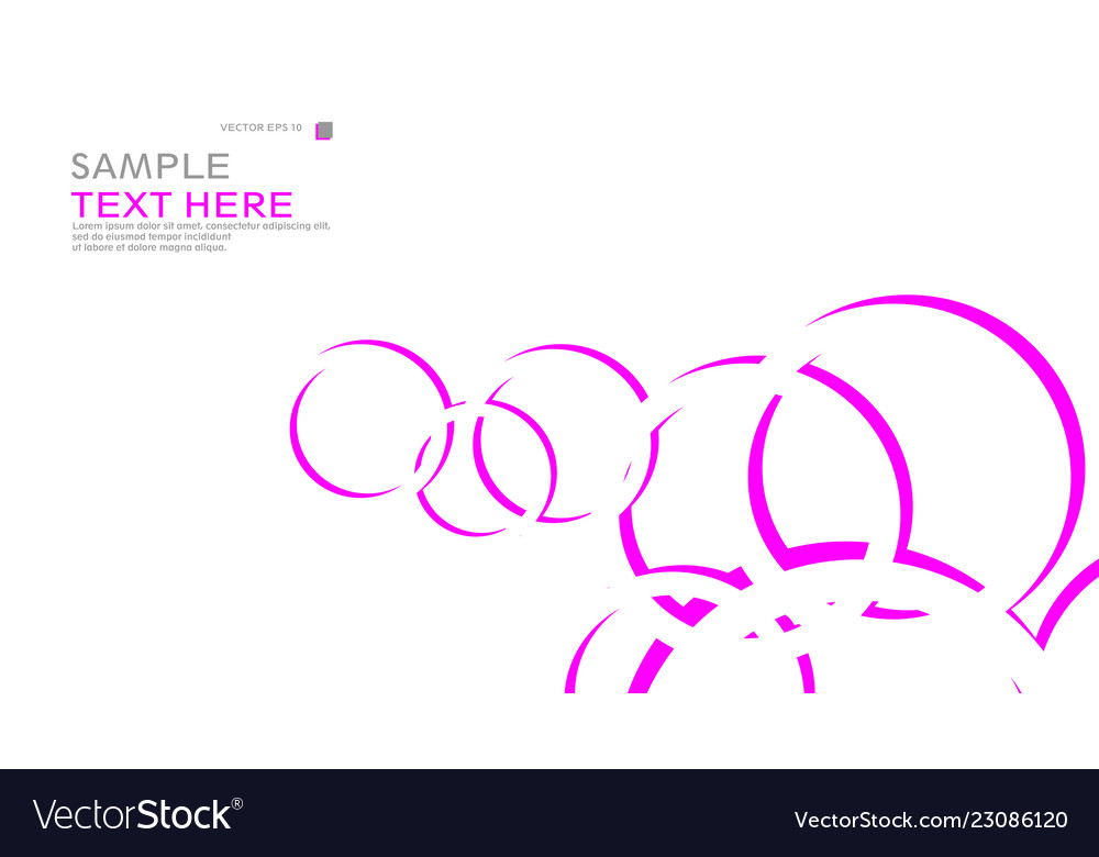 Abstract background with circles vector image Abstract background with circles
