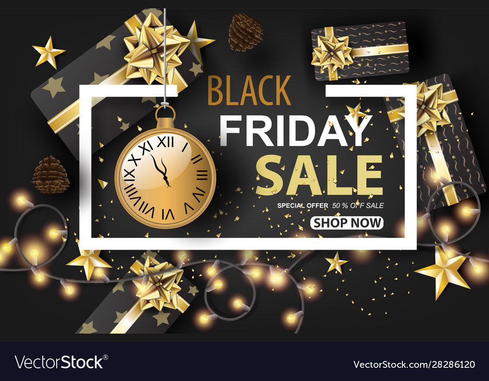 Black Friday Sale - Festive Winter Theme
