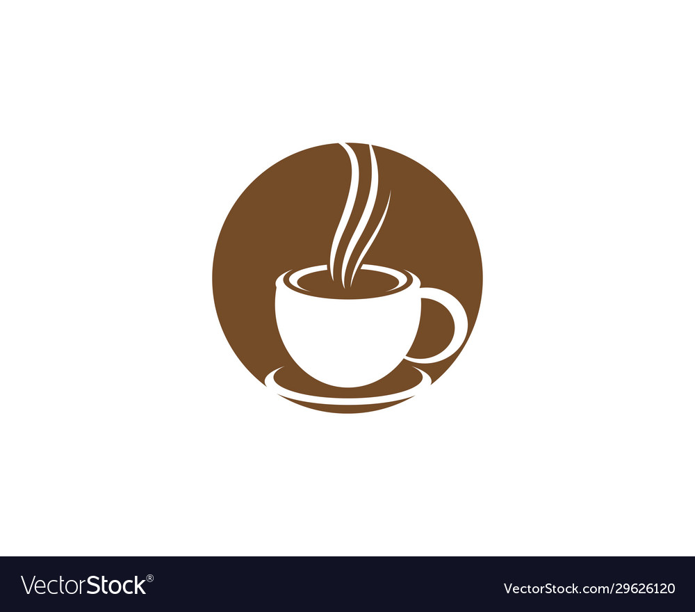 Coffee cup symbol icon Royalty Free Vector Image