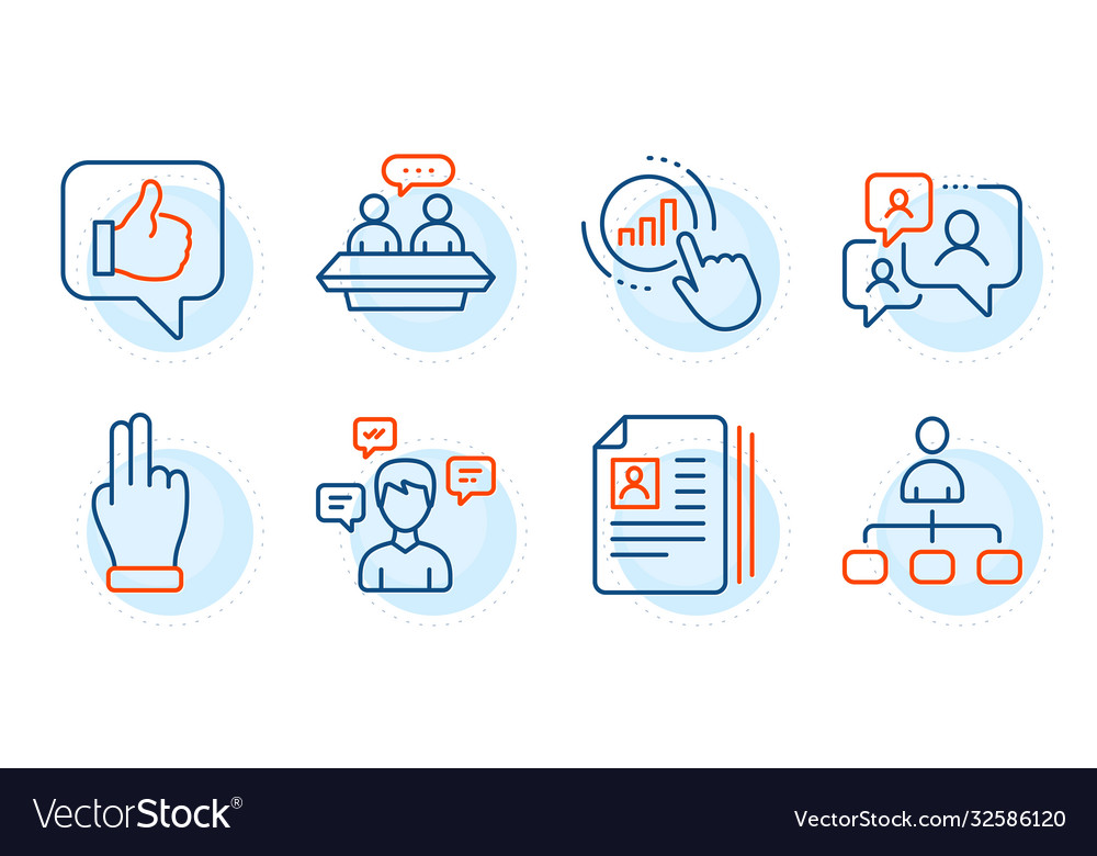 Conversation messages graph chart and support Vector Image Conversation messages graph chart and support