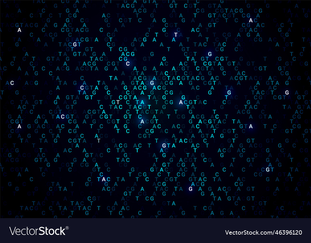 DNA Code Abstract Background