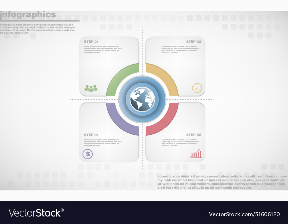 Infographics design vector image Infographics design