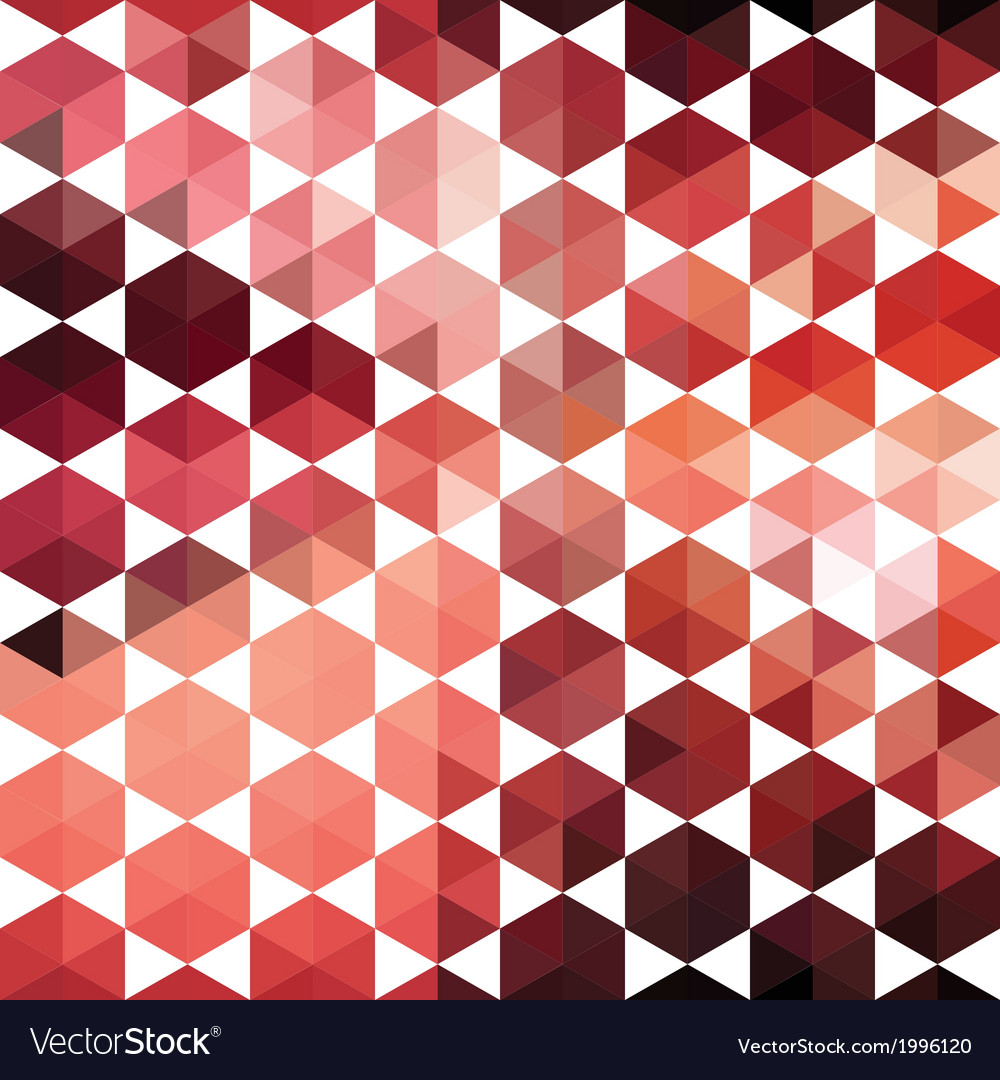 Retro pattern of geometric shapes hexagon